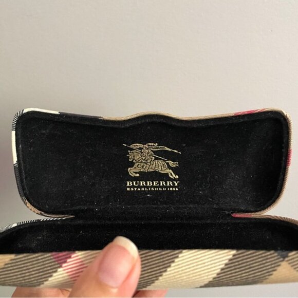 Burberry Nova Check Hard Eyeglasses Sunglasses Glasses Case ๐ฎ๐น - Picture 5 of 9
